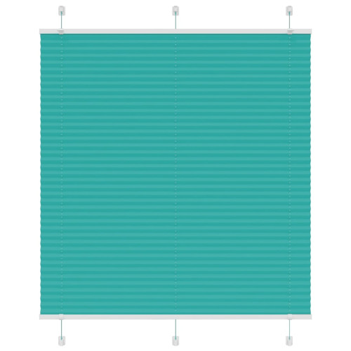 vidaXL Plisserad persienn bensingrön 115x150 cm tyg bredd 114,4cm