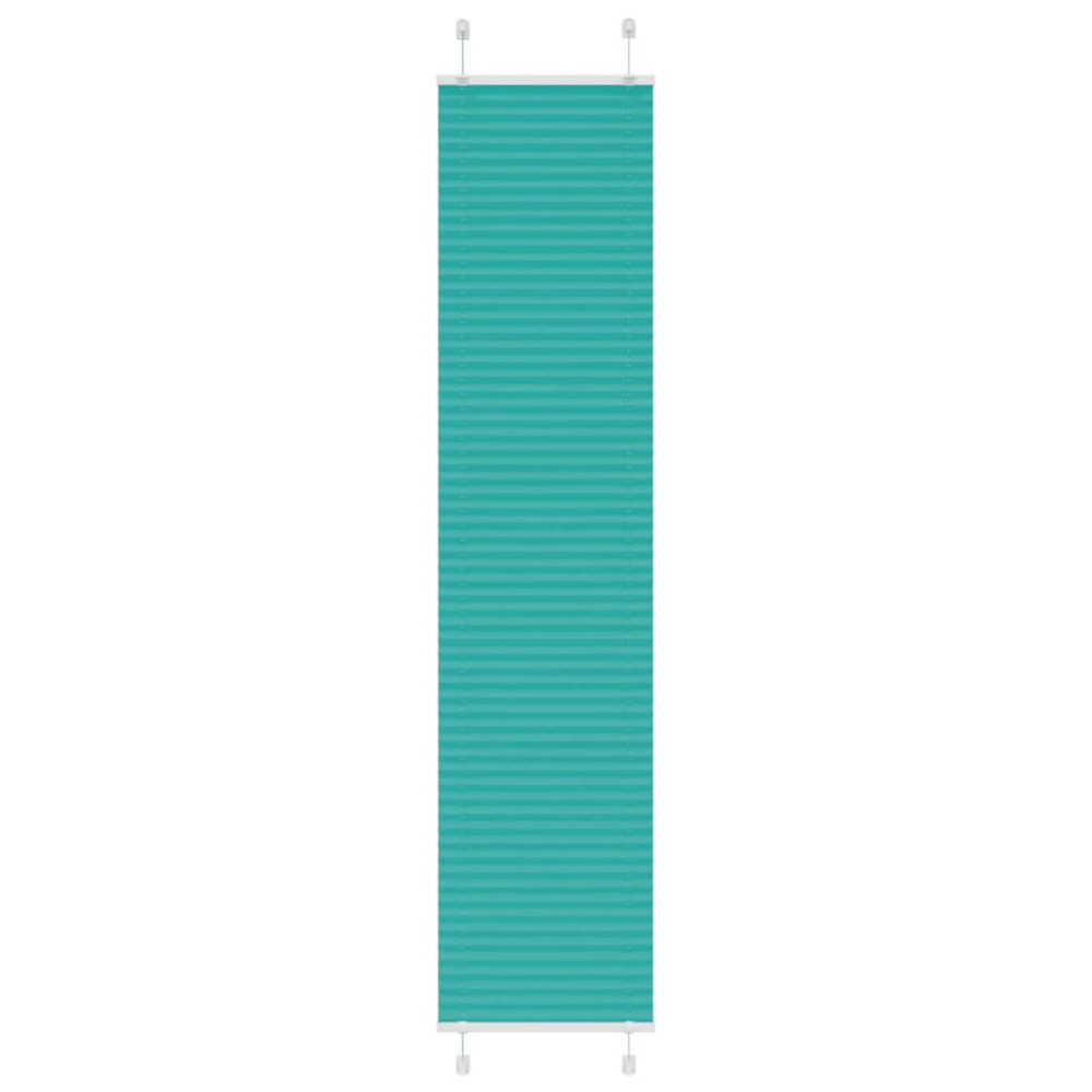 Produktbild för Plisserad persienn bensingrön 50x200cm tyg bredd 49,4cm