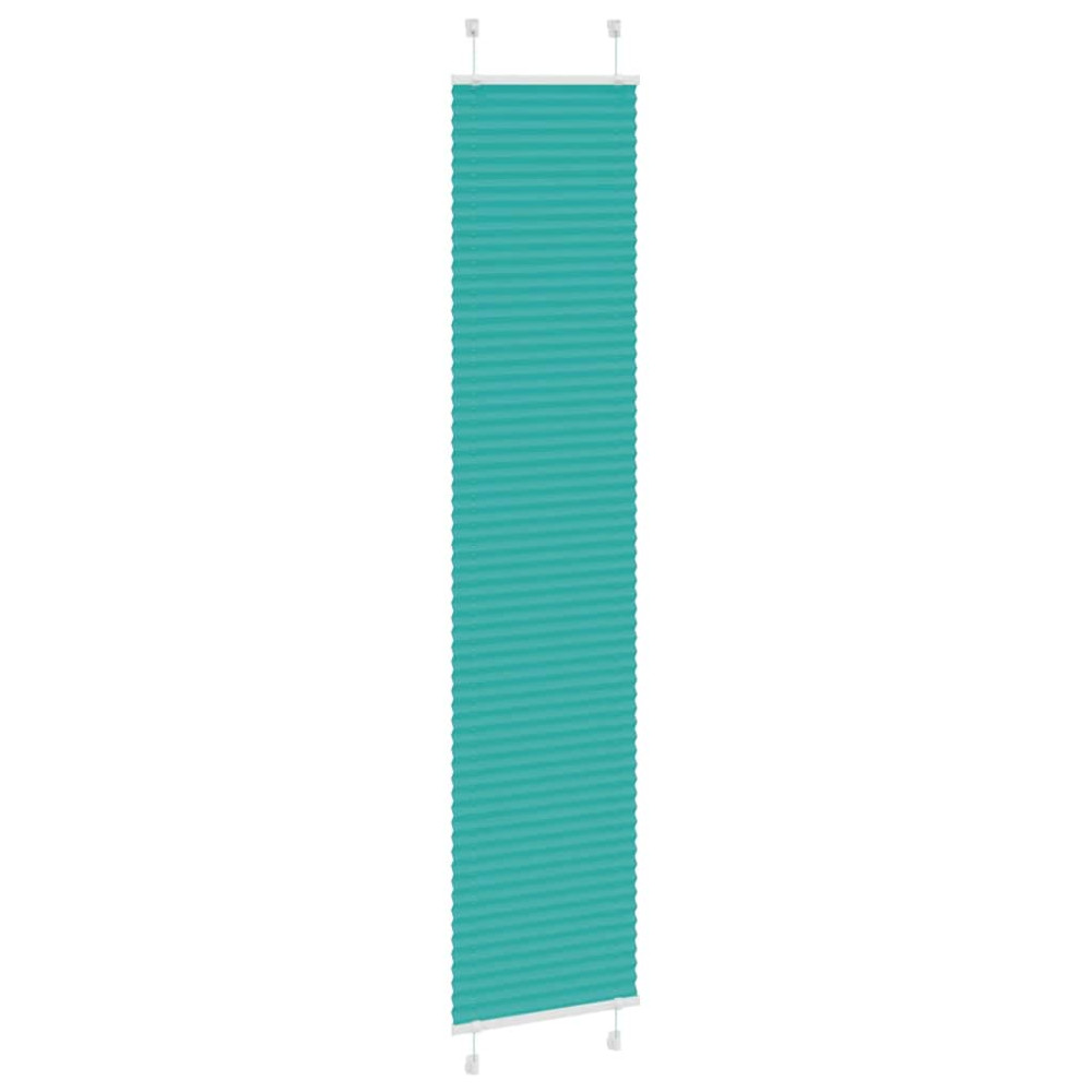 Produktbild för Plisserad persienn bensingrön 50x200cm tyg bredd 49,4cm