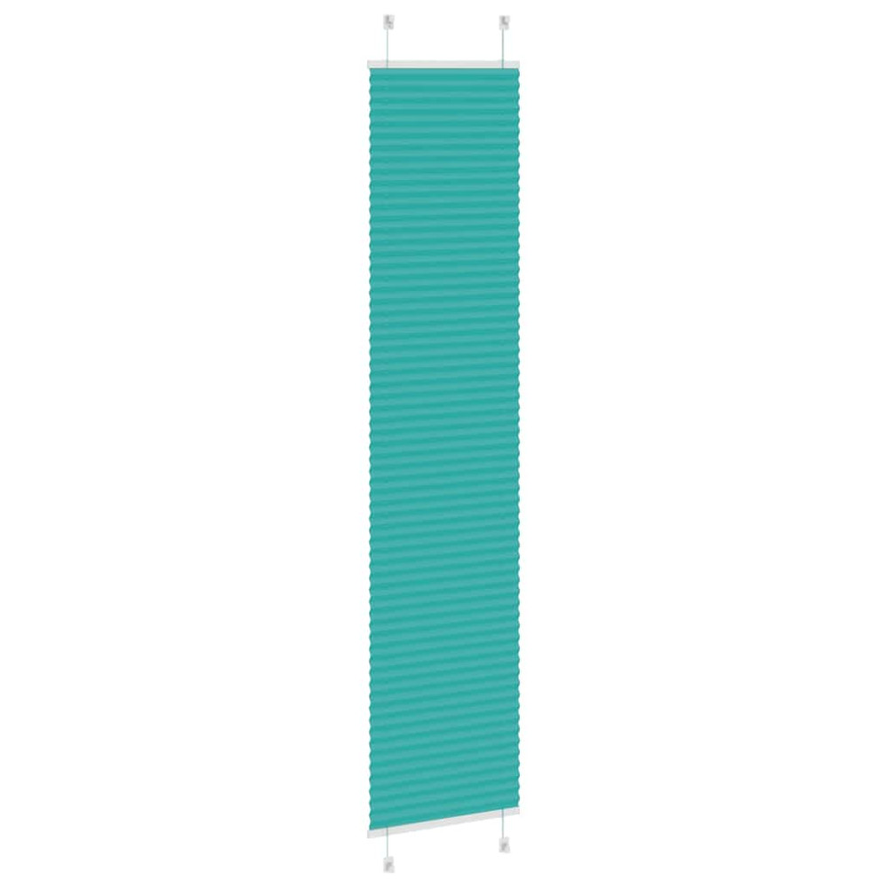 Produktbild för Plisserad persienn bensingrön 50x200cm tyg bredd 49,4cm