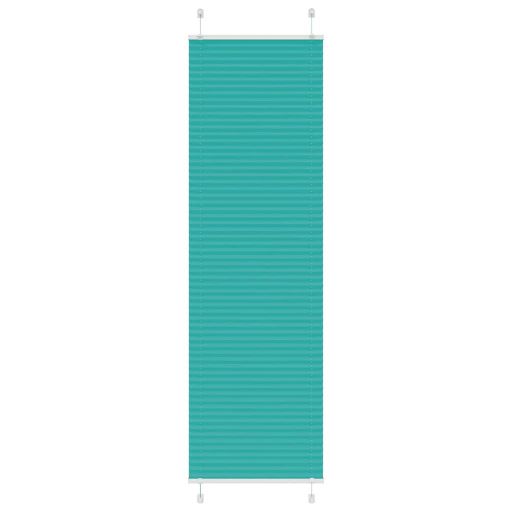 Produktbild för Plisserad persienn bensingrön 55x200cm tyg bredd 54,4cm