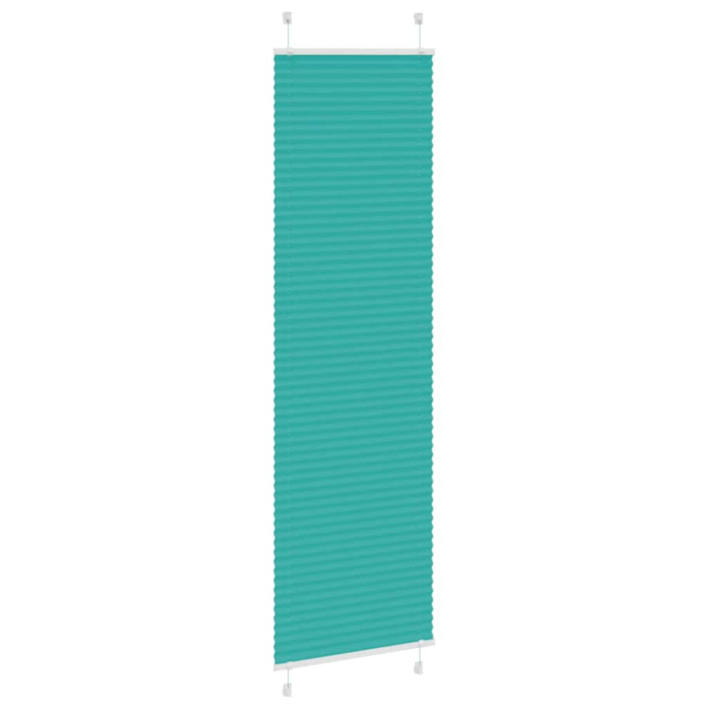 Produktbild för Plisserad persienn bensingrön 55x200cm tyg bredd 54,4cm