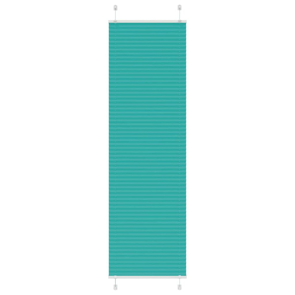 Produktbild för Plisserad persienn bensingrön 65x200cm tyg bredd 64,4cm