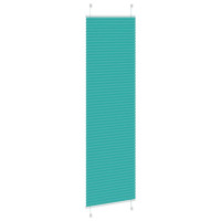 Produktbild för Plisserad persienn bensingrön 65x200cm tyg bredd 64,4cm