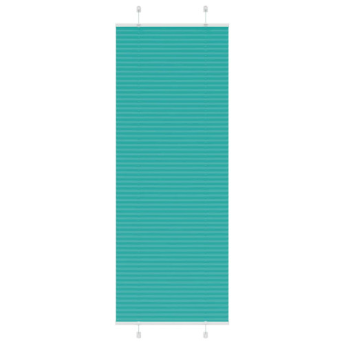 vidaXL Plisserad persienn bensingrön 75x200 cm tyg bredd 74,4cm