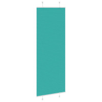 Produktbild för Plisserad persienn bensingrön 75x200 cm tyg bredd 74,4cm