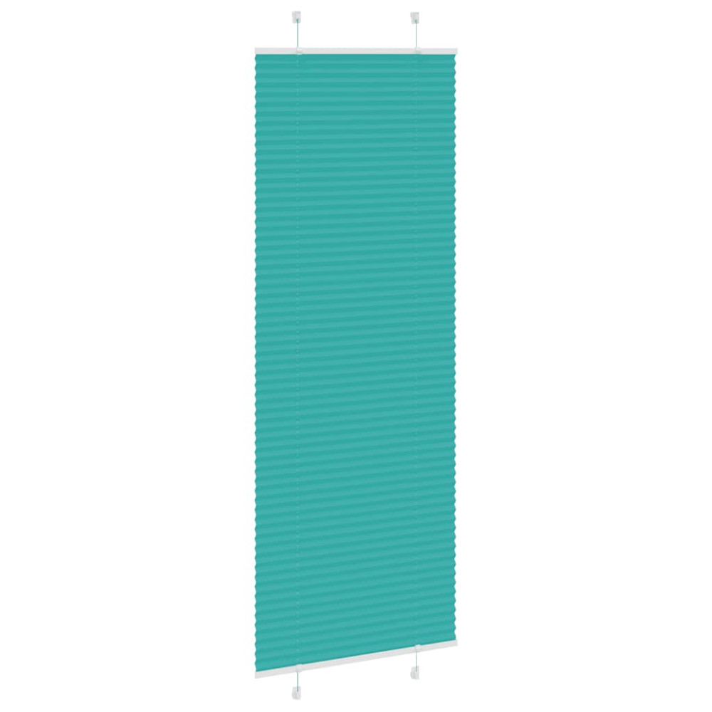 Produktbild för Plisserad persienn bensingrön 80x200 cm tyg bredd 79,4 cm