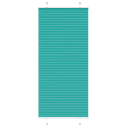 vidaXL Plisserad persienn bensingrön 85x200 cm tyg bredd 84,4cm