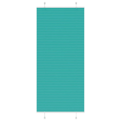 vidaXL Plisserad persienn bensingrön 90x200 cm tyg bredd 89,4cm