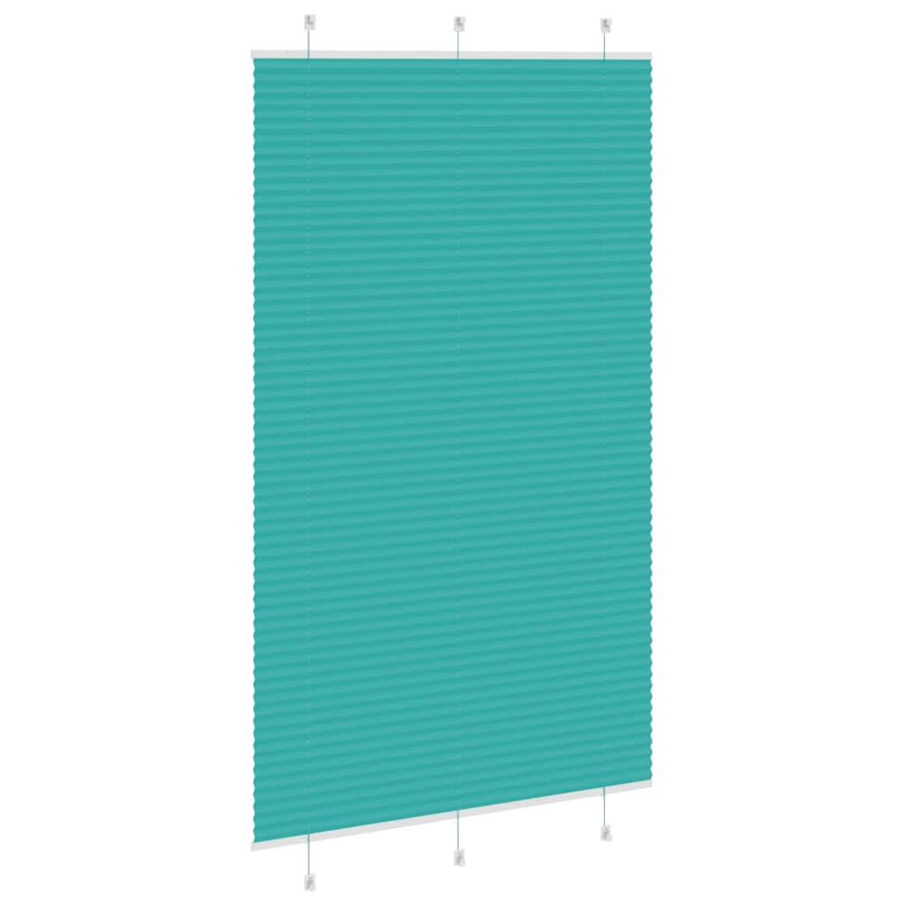 Produktbild för Plisserad persienn bensingrön 115x200 cm tyg bredd 114,4cm