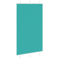 Produktbild för Plisserad persienn bensingrön 115x200 cm tyg bredd 114,4cm