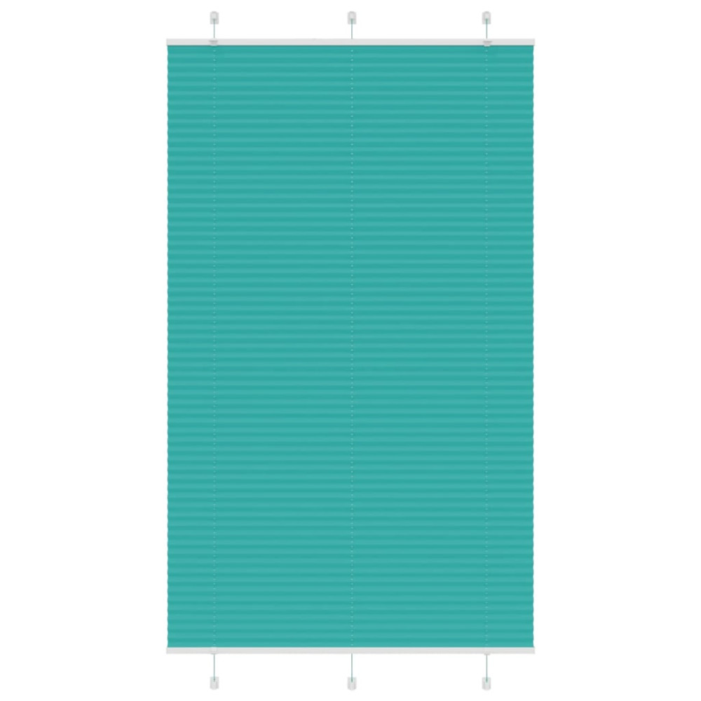 Produktbild för Plisserad persienn bensingrön 120x200 cm tyg bredd 119,4cm