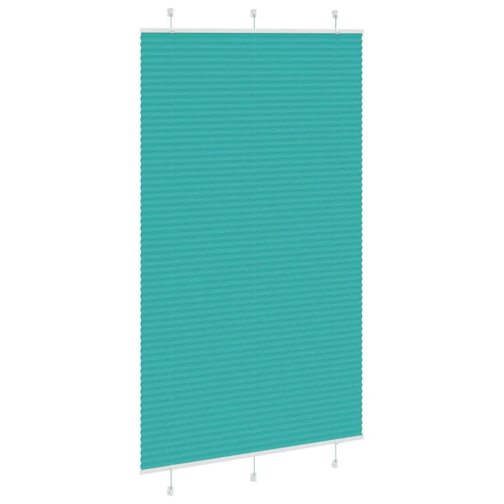 Produktbild för Plisserad persienn bensingrön 120x200 cm tyg bredd 119,4cm