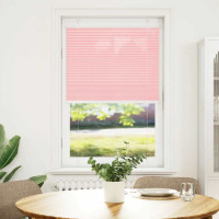 Produktbild för Plisserad persienn rosa 80x100 cm tyg bredd 79,4 cm polyester