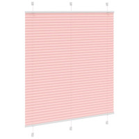 Produktbild för Plisserad persienn rosa 120x100 cm tyg bredd 119,4cm polyester