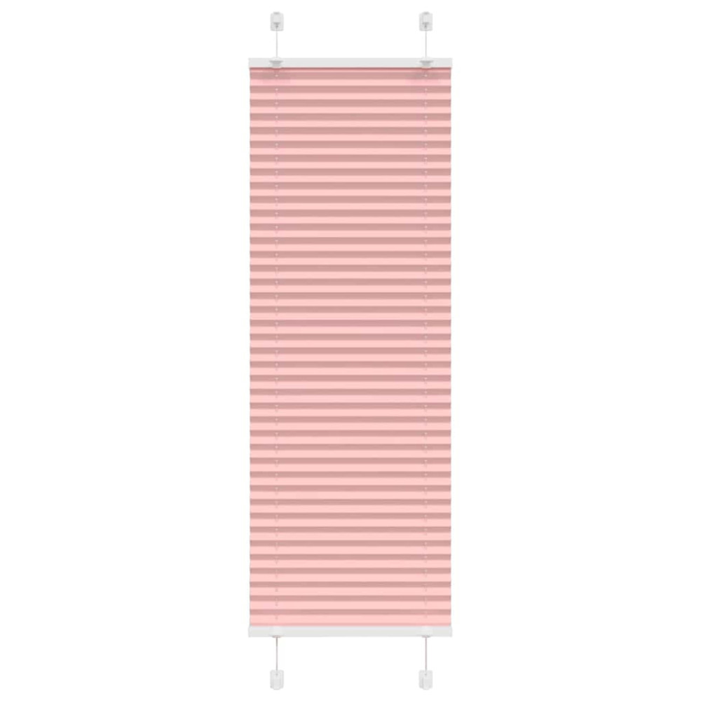 Produktbild för Plisserad persienn rosa 40x150 cm tyg bredd 39,4cm polyester