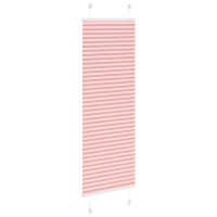 Produktbild för Plisserad persienn rosa 45x150cm tyg bredd 44,4cm polyester