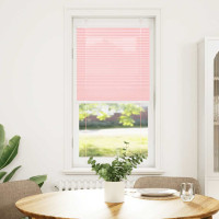 Produktbild för Plisserad persienn rosa 55x150cm tyg bredd 54,4cm polyester