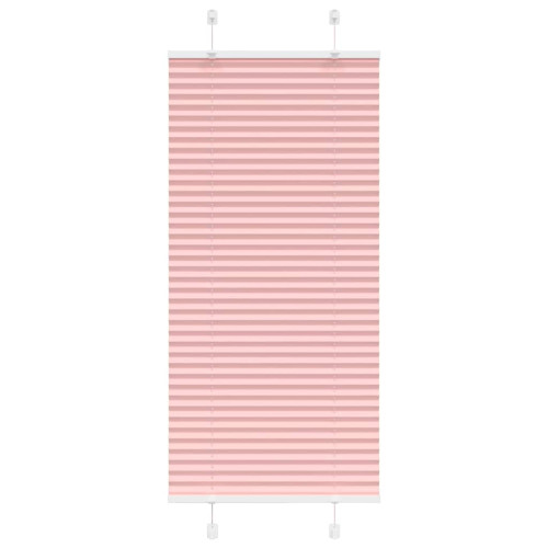 vidaXL Plisserad persienn rosa 60x150cm tyg bredd 59,4cm polyester