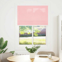 Produktbild för Plisserad persienn rosa 95x150 cm tyg bredd 94,4 cm polyester