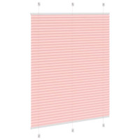 Produktbild för Plisserad persienn rosa 110x150 cm tyg bredd 109,4cm polyester
