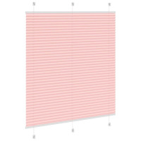 Produktbild för Plisserad persienn rosa 115x150 cm tyg bredd 114,4cm polyester