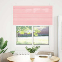 Produktbild för Plisserad persienn rosa 120x150 cm tyg bredd 119,4cm polyester