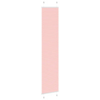 Produktbild för Plisserad persienn rosa 40x200cm tyg bredd 39,4cm polyester
