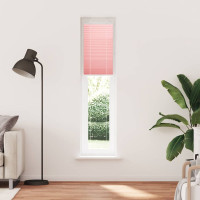 Produktbild för Plisserad persienn rosa 45x200cm tyg bredd 44,4cm polyester