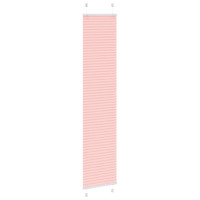 Produktbild för Plisserad persienn rosa 45x200cm tyg bredd 44,4cm polyester