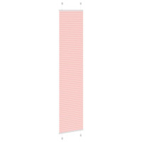 Produktbild för Plisserad persienn rosa 45x200cm tyg bredd 44,4cm polyester