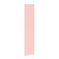 Produktbild för Plisserad persienn rosa 50x200cm tyg bredd 49,4cm polyester