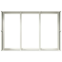 Produktbild för Planteringskärl vit 120x80x40 cm stål