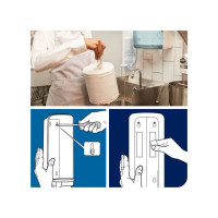 Produktbild för Dispenser TORK S4 tvål/handspr arm vit