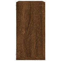 Produktbild för Väggkubhyllor 2 st brun ek 30x15x30 cm