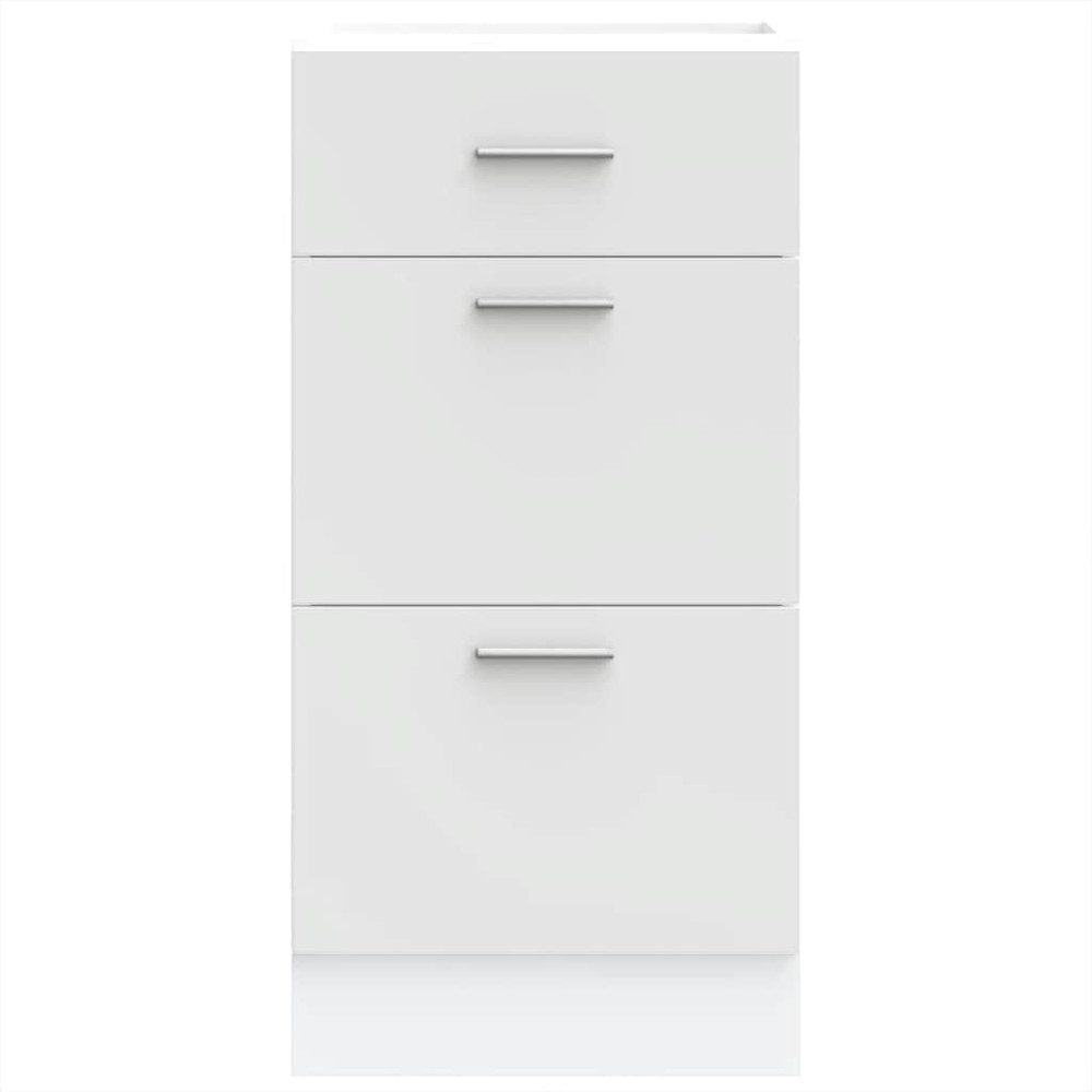 Produktbild för Underskåp “Lyon” vit 40x46x81,5 cm konstruerat trä