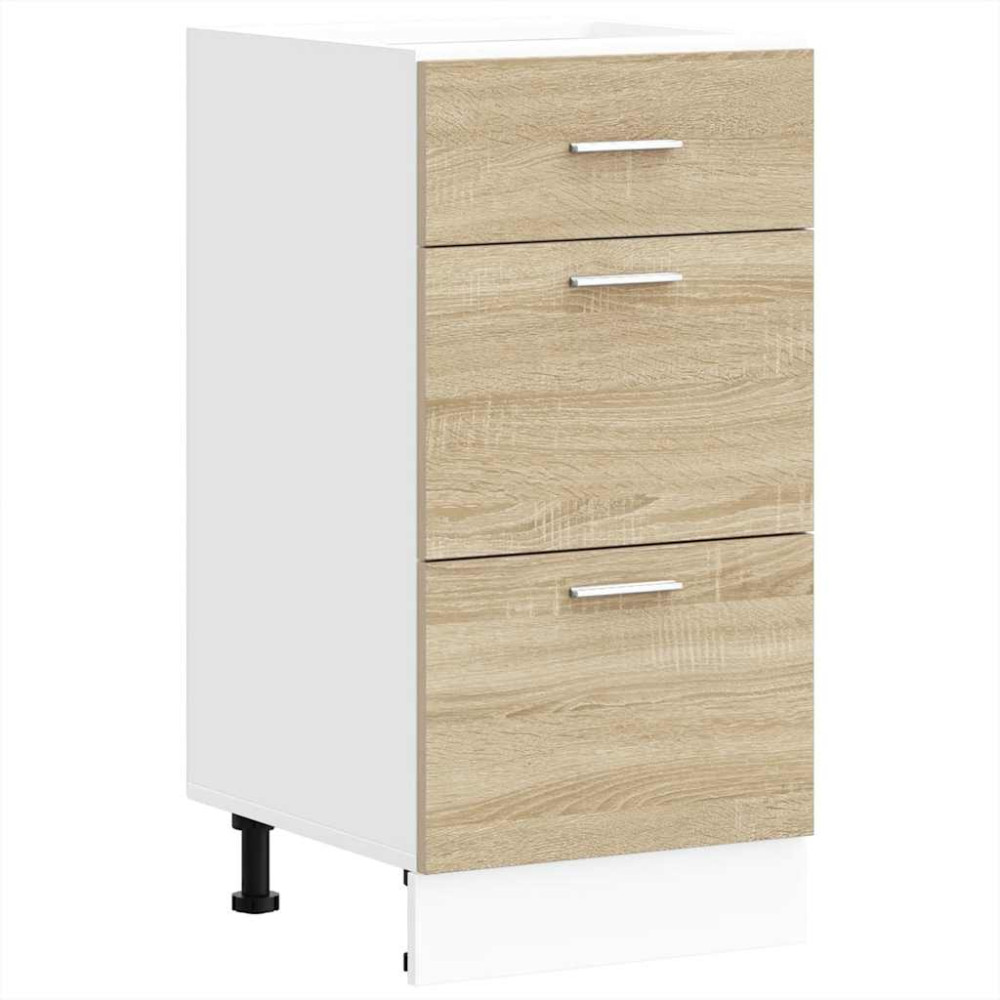 Produktbild för Underskåp “Lyon” sonoma ek 40x46x81,5 cm konstruerat trä