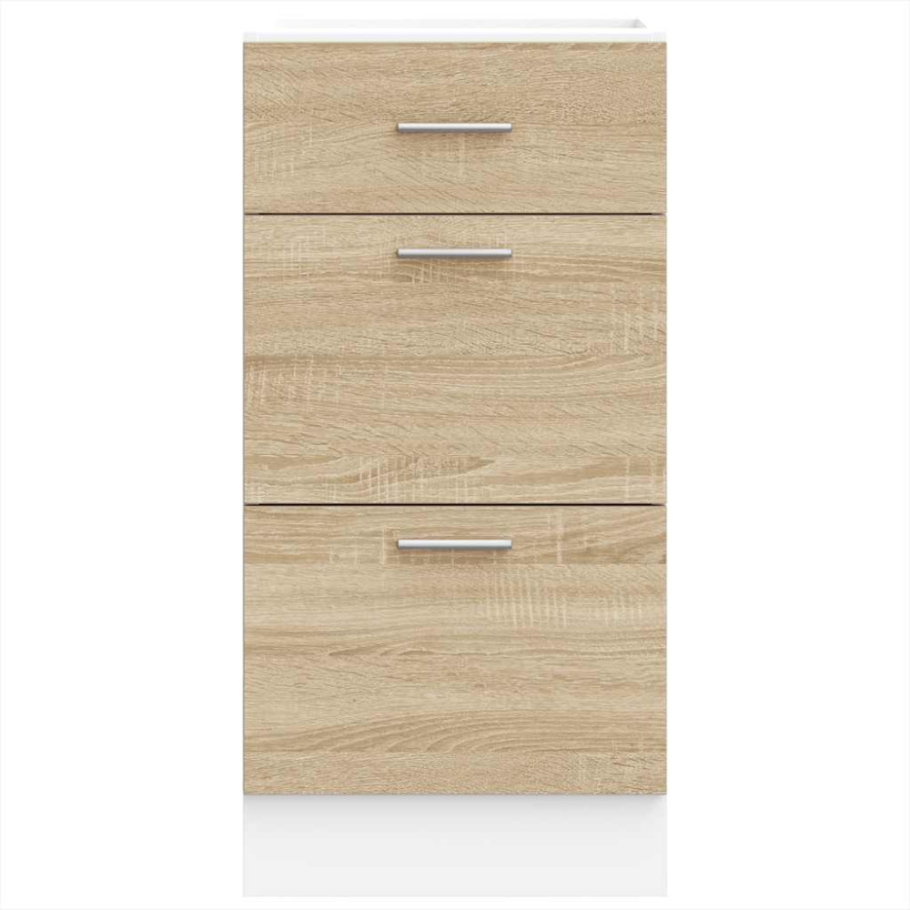 Produktbild för Underskåp “Lyon” sonoma ek 40x46x81,5 cm konstruerat trä