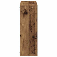 Produktbild för Vägghylla gammalt trä 104x20x58,5 cm konstruerat trä