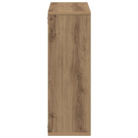 Produktbild för Vägghylla hantverksmässig ek 104x20x58,5 cm konstruerat trä