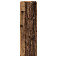 Produktbild för Bokskåp/skänk gammalt trä 66x30x98 cm konstruerat trä