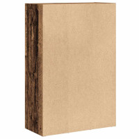 Produktbild för Bokskåp/skänk gammalt trä 66x30x98 cm konstruerat trä