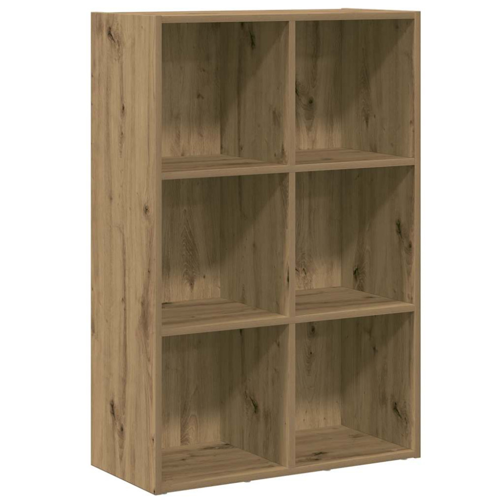 Produktbild för Bokskåp/skänk hantverksmässig ek 66x30x98 cm konstruerat trä