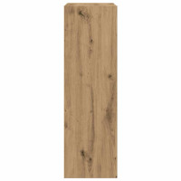 Produktbild för Bokskåp/skänk hantverksmässig ek 66x30x98 cm konstruerat trä