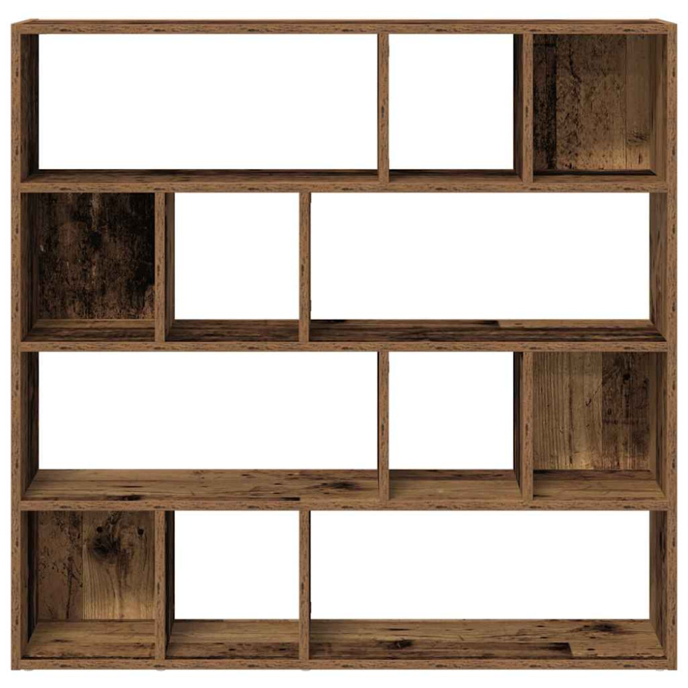Produktbild för Bokskåp/rumsavdelare gammalt trä 105x24x102 cm