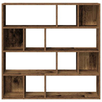Produktbild för Bokskåp/rumsavdelare gammalt trä 105x24x102 cm