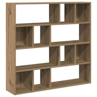 Produktbild för Bokhylla/rumsavdelare hantverksmässig ek 105x24x102 cm
