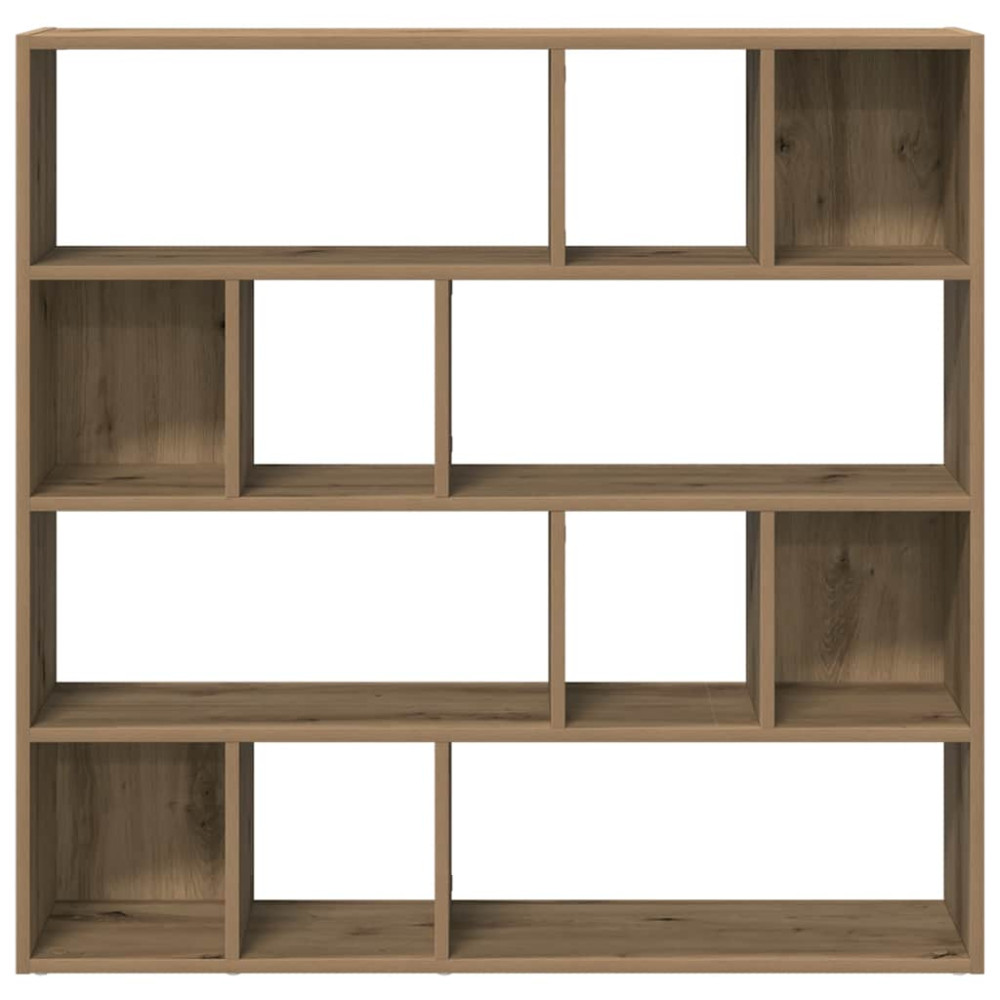 Produktbild för Bokhylla/rumsavdelare hantverksmässig ek 105x24x102 cm