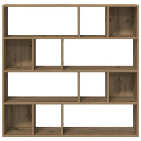 Produktbild för Bokhylla/rumsavdelare hantverksmässig ek 105x24x102 cm