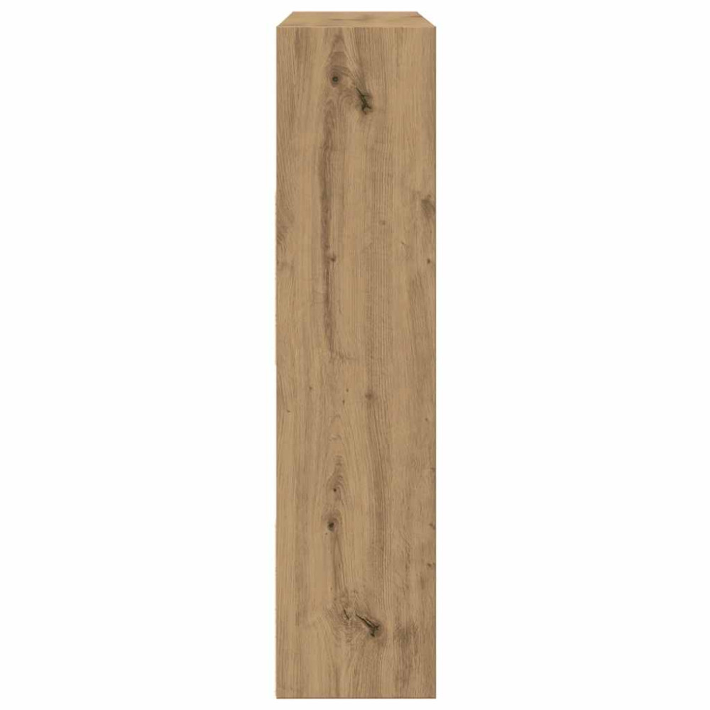 Produktbild för Bokhylla/rumsavdelare hantverksmässig ek 105x24x102 cm